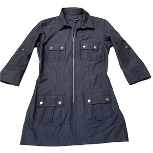 Sharango denim mini dress size 4 petite